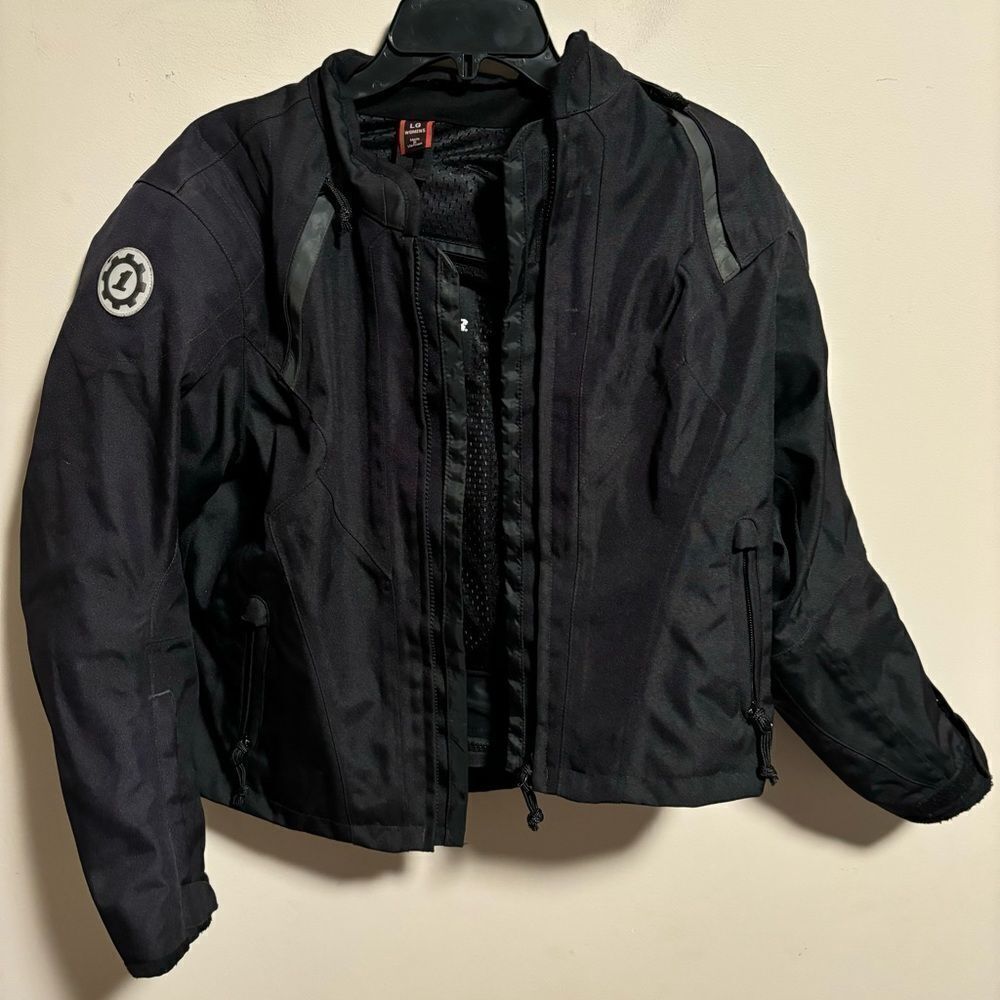 Women's FIRSTGEAR Padded Contour TEX Motocycle Jacket- Size Large